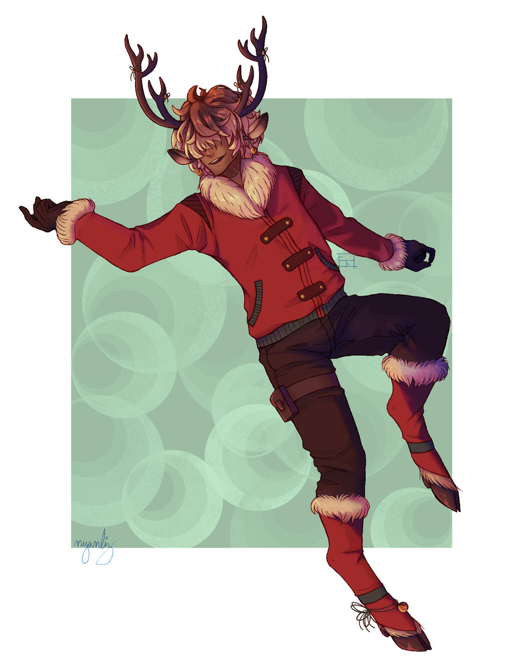 Character Illustration - Reindeer Boy