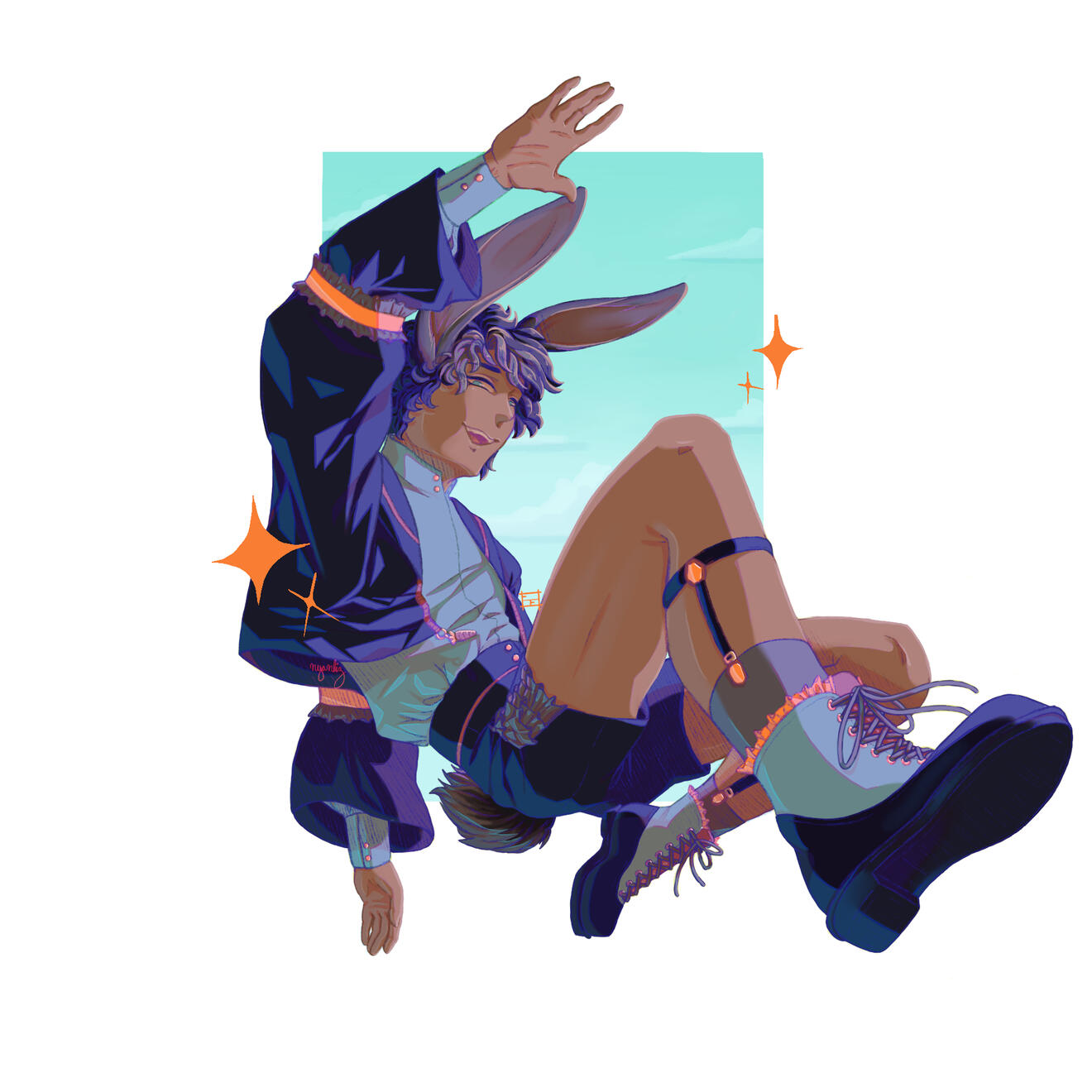 Character Illustration - Jack Rabbit Fashion