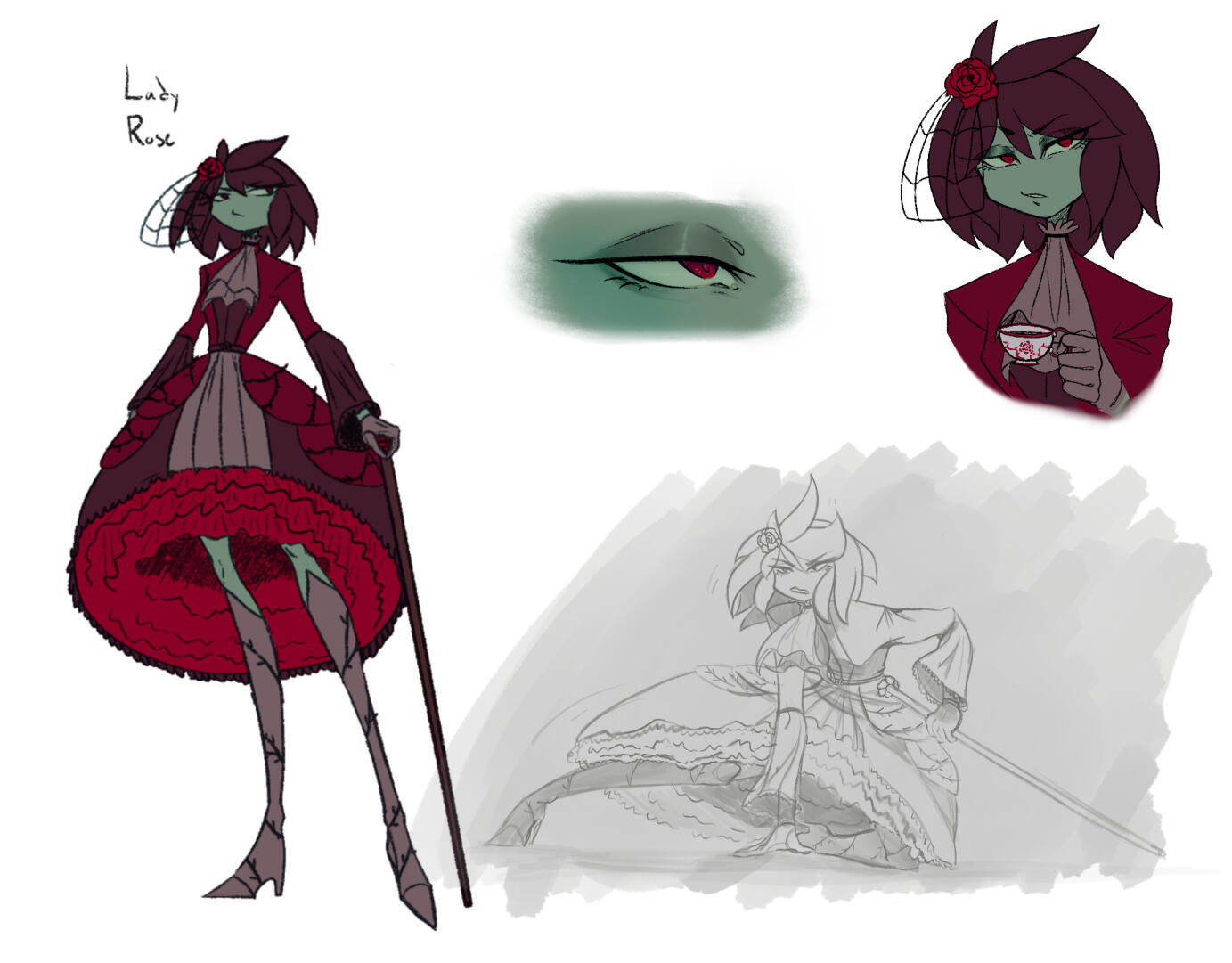 Siluas Requiem Designs - Lady Rose