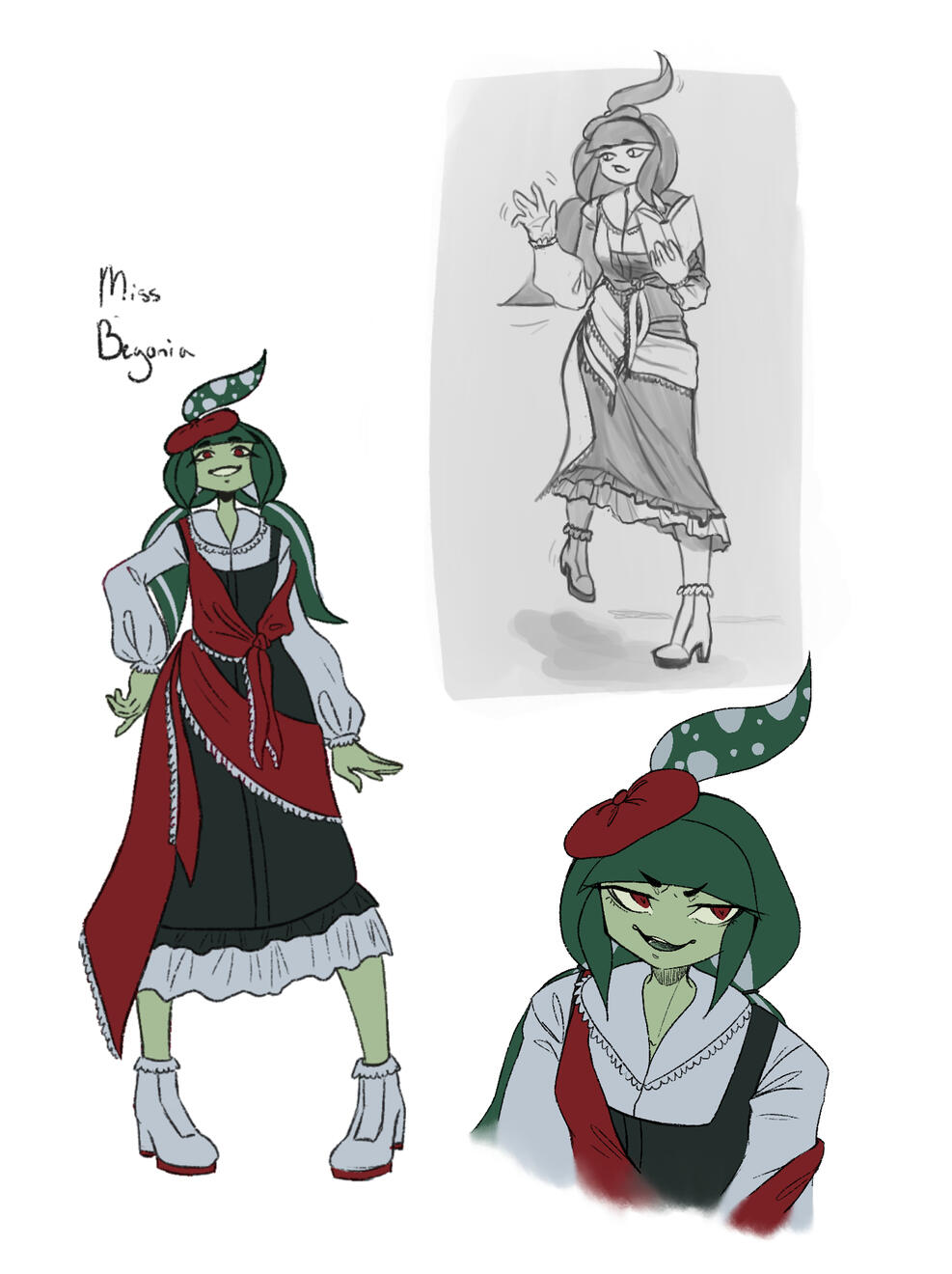 Siluas Requiem Designs - Miss Begonia