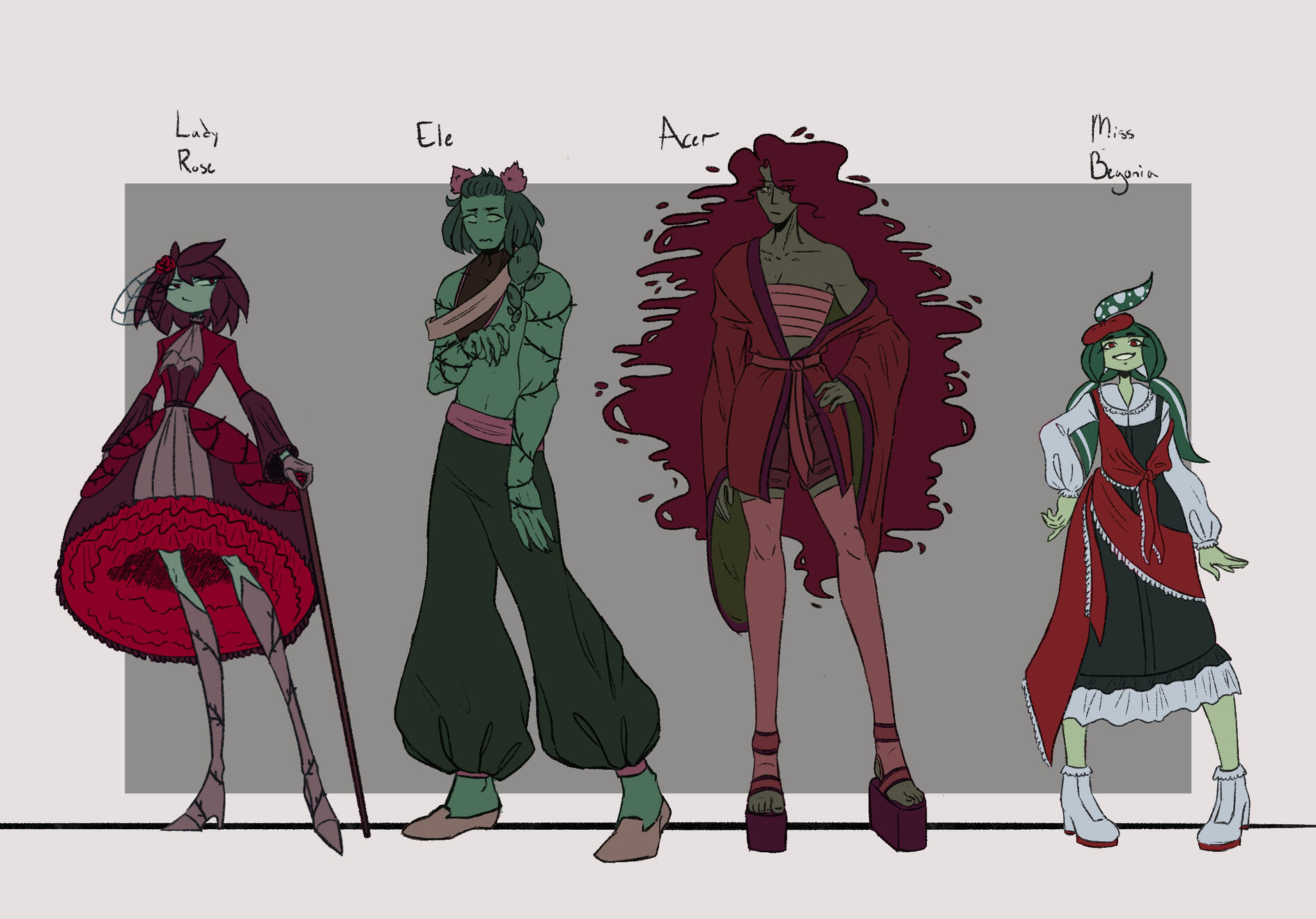 Siluas Requiem Main Character Line-Up