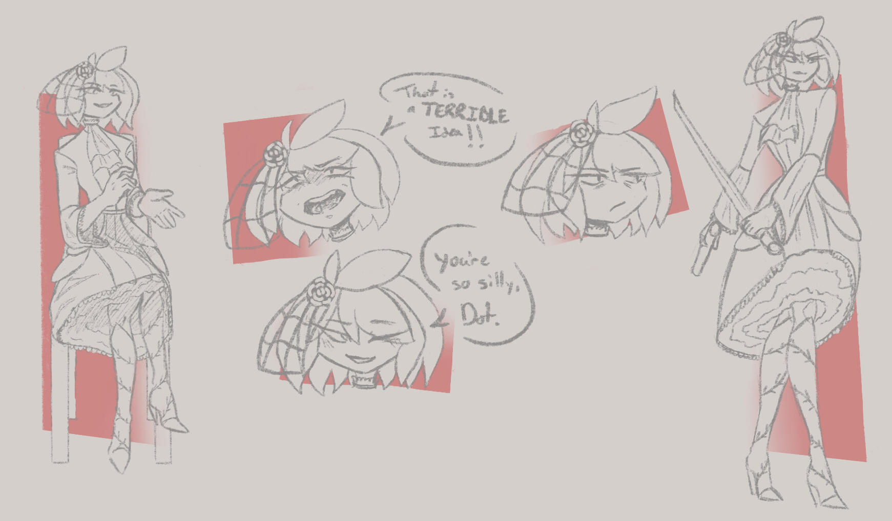 Expression Sheet - Lady Rose
