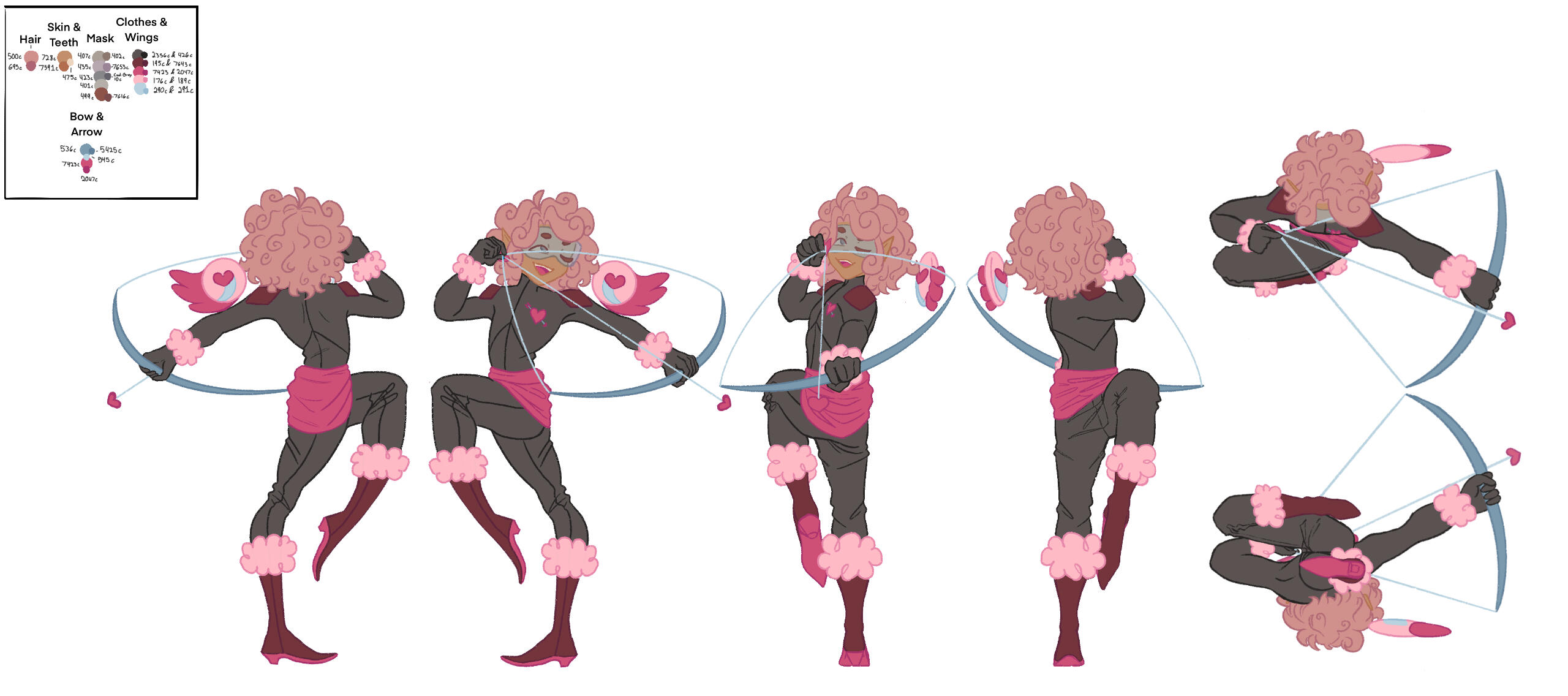 Character Turn-Around - Valentines Day Character 1